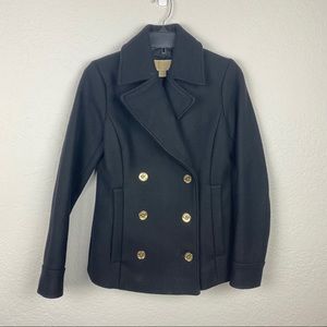 MICHAEL Michael Kors Double Breasted Pea Coat